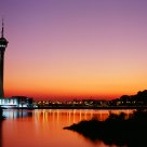 Torre de Macau (The Macau Tower) at nightfall